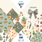 Papier Origami 15x15 cm pour un Noël vitaminé - 60 feuilles
